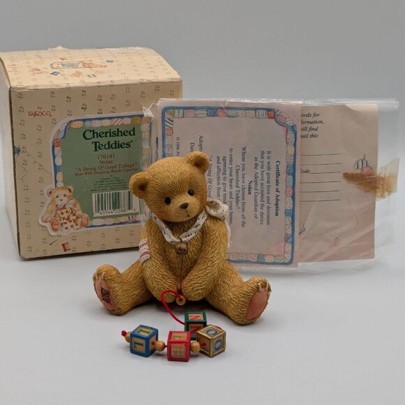 Cherished Teddies Nolan "A String Of Good Tidings" (176141) 1996 - Picture 2 of 10